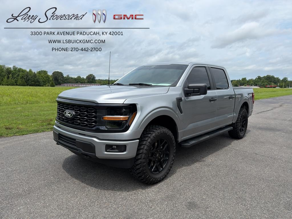 2024 Ford F-150 STX in Silver — front three-quarter view
