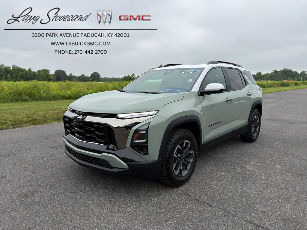 2025 Chevrolet Equinox ACTIV in Cacti Green — front three-quarter view