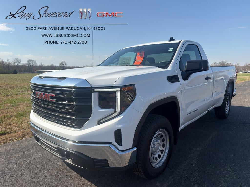 2026 GMC Sierra 1500 Pro in Summit White — front three-quarter view