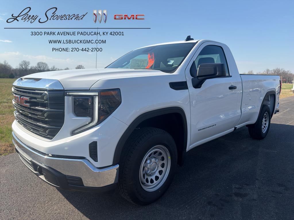 2026 GMC Sierra 1500 Pro in Summit White — front three-quarter view