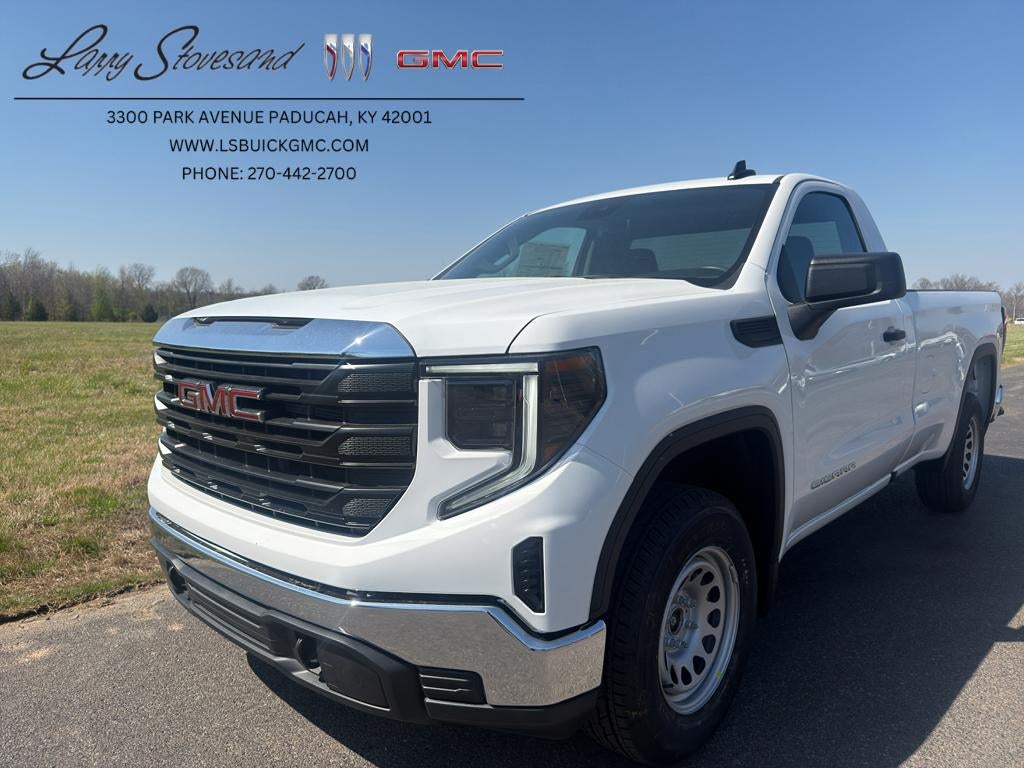 2026 GMC Sierra 1500 Pro in Summit White — front three-quarter view