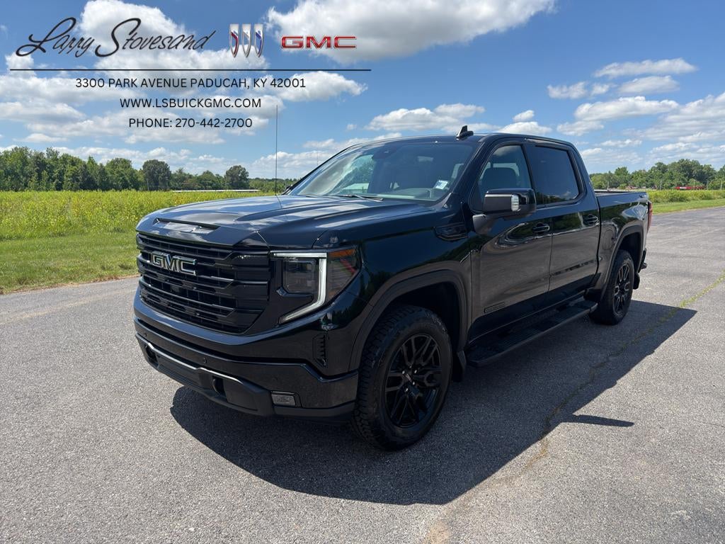 2026 GMC Sierra 1500 Elevation in Onyx Black — front three-quarter view