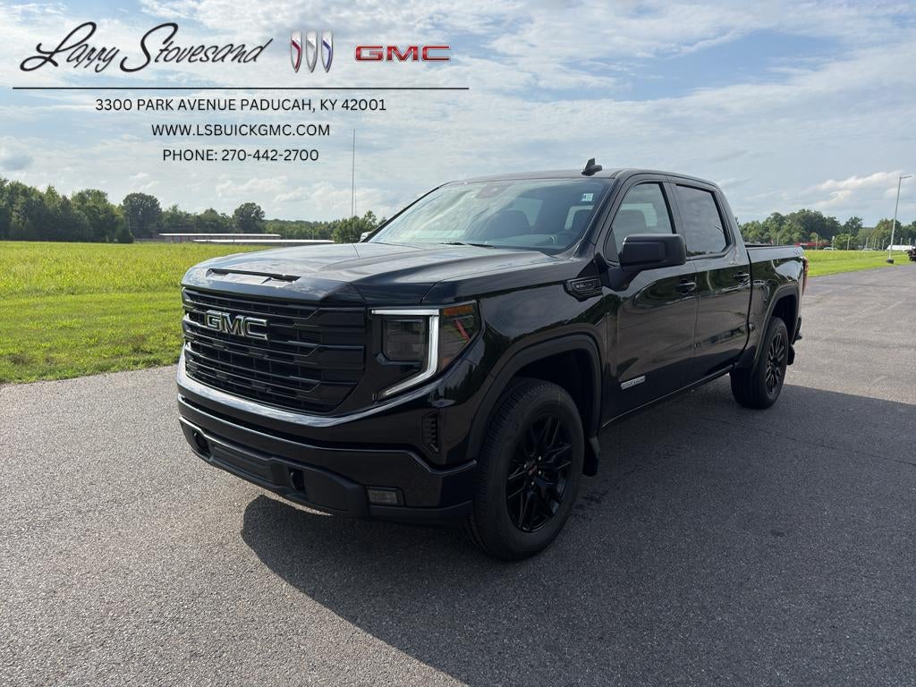2026 GMC Sierra 1500 Elevation in Onyx Black — front three-quarter view