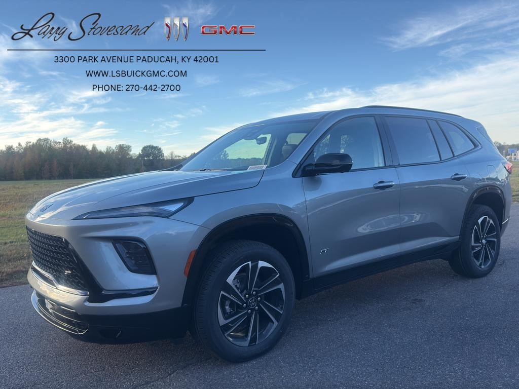 2026 Buick Enclave Sport Touring in Moonstone Gray Metallic — front three-quarter view