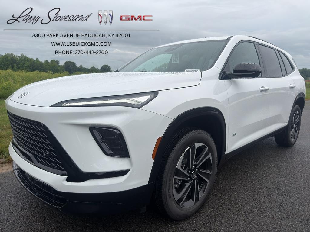 2026 Buick Enclave Sport Touring in Summit White — front three-quarter view