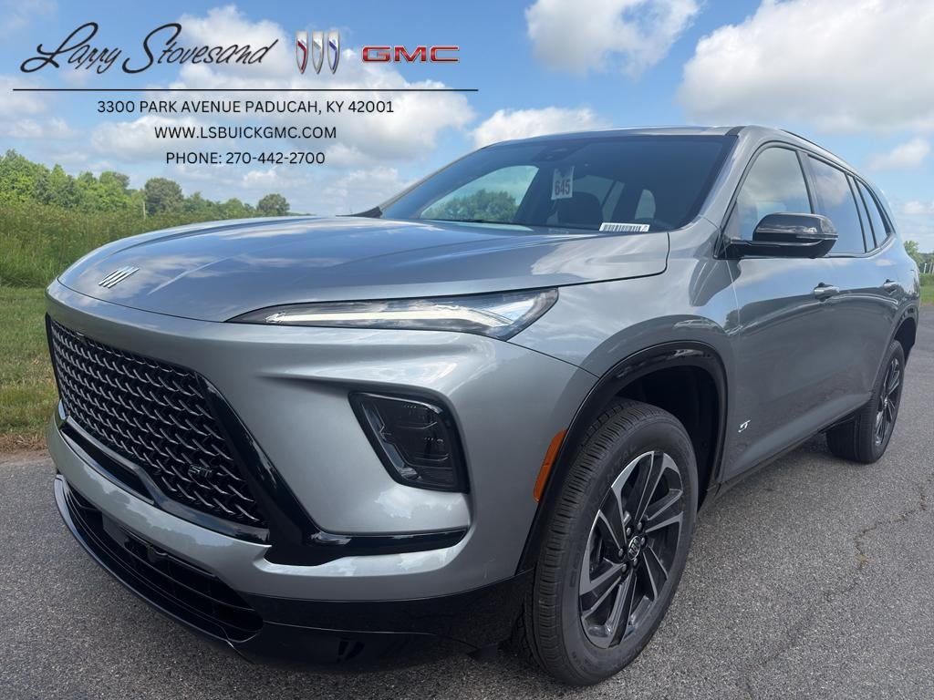 2026 Buick Enclave Sport Touring in Moonstone Gray Metallic — front three-quarter view