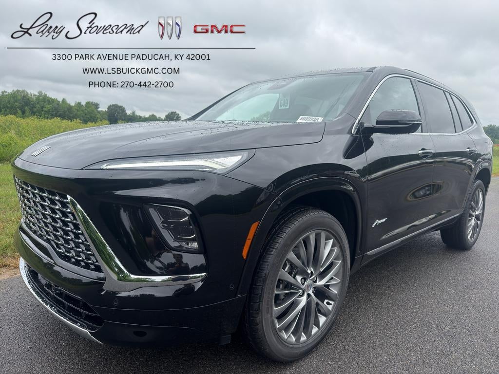 2026 Buick Enclave Avenir in Ebony Twilight Metallic — front three-quarter view