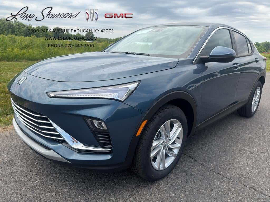 2026 Buick Envista Preferred in Ocean Blue Metallic — front three-quarter view
