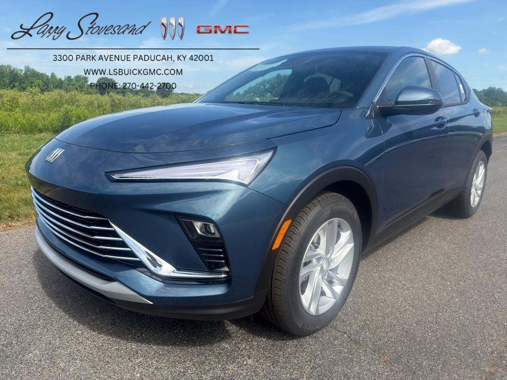 2026 Buick Envista Preferred in Ocean Blue Metallic — front three-quarter view