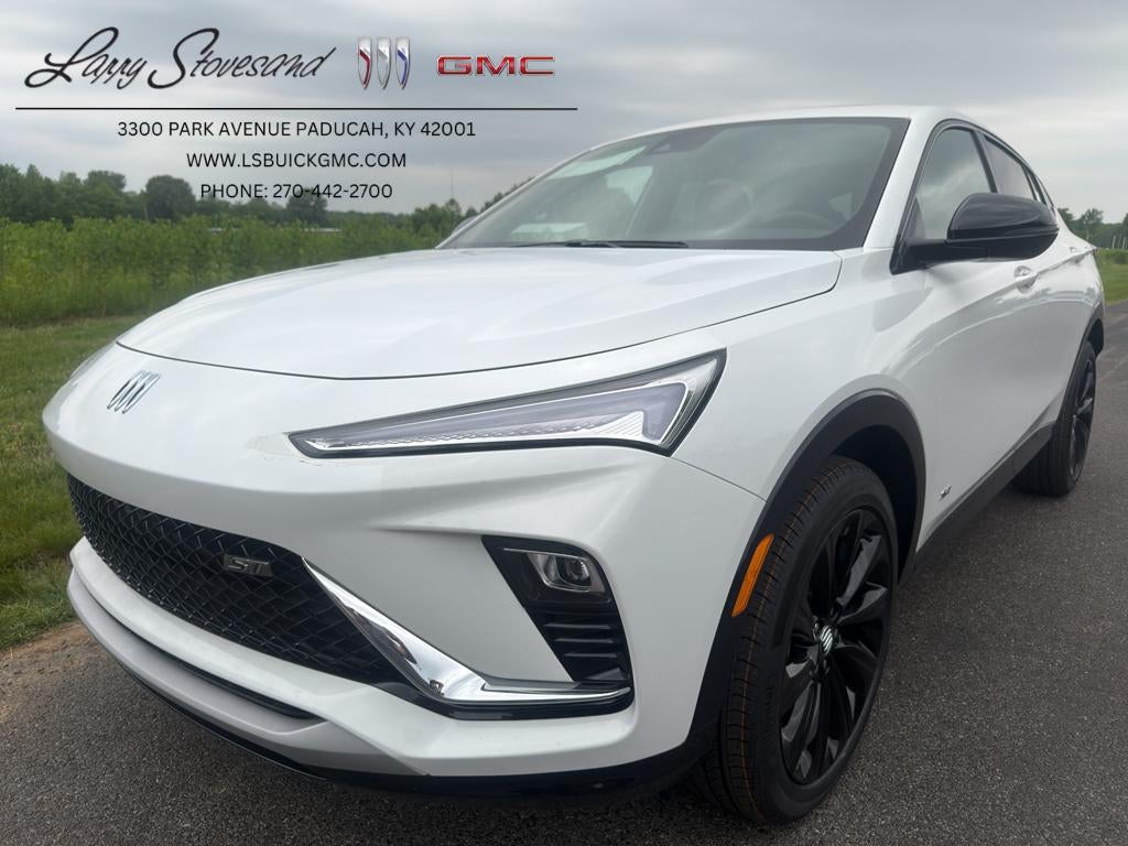 2026 Buick Envista Sport Touring in Summit White — front three-quarter view