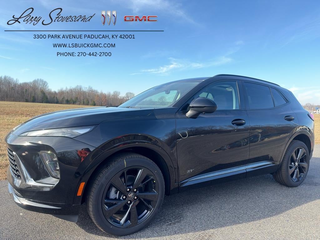 2026 Buick Envision Sport Touring in Ebony Twilight Metallic — front three-quarter view
